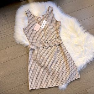 NWT PacSun Plaid Lottie Moss Dress | XS